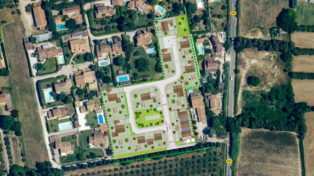 plan terrain à bâtir Fontvieille